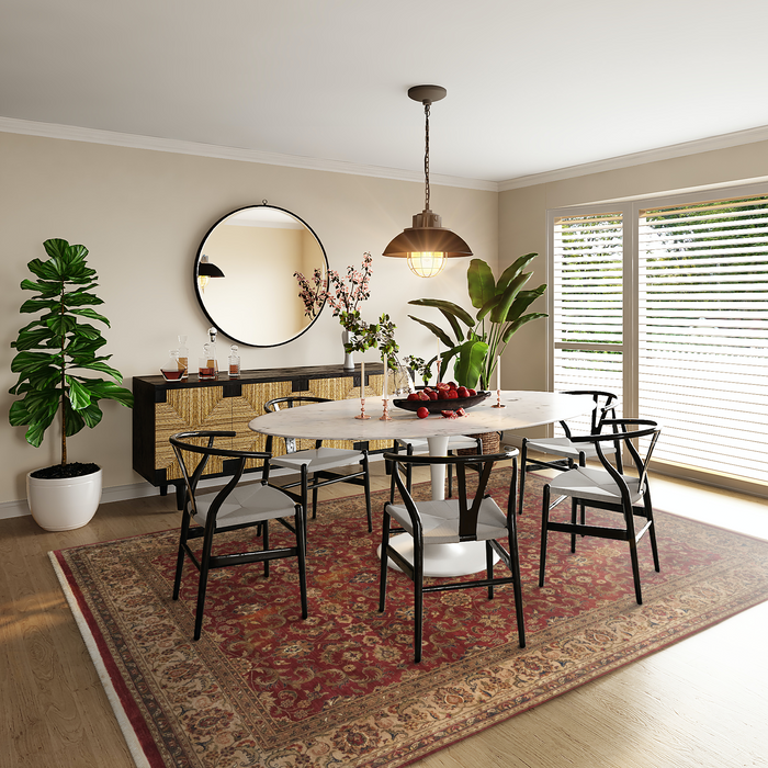 Premiere 8x10 Red/Beige Wool