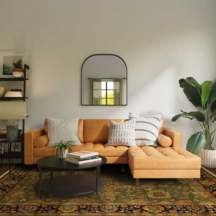 Mashhad 6x9 Green/Black Wool