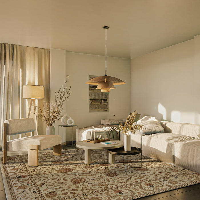 Elegance 8x10 Ivory Wool