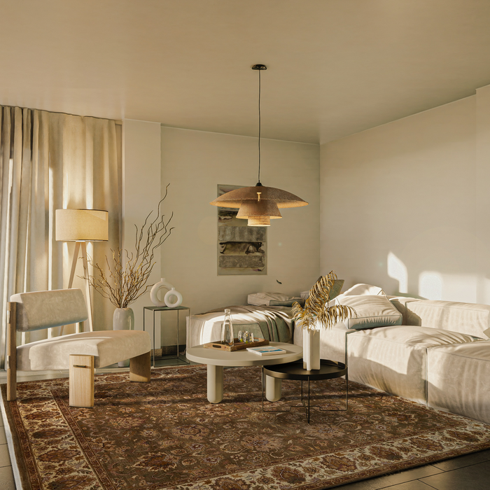 Premiere 9x12 Olive/Beige Wool