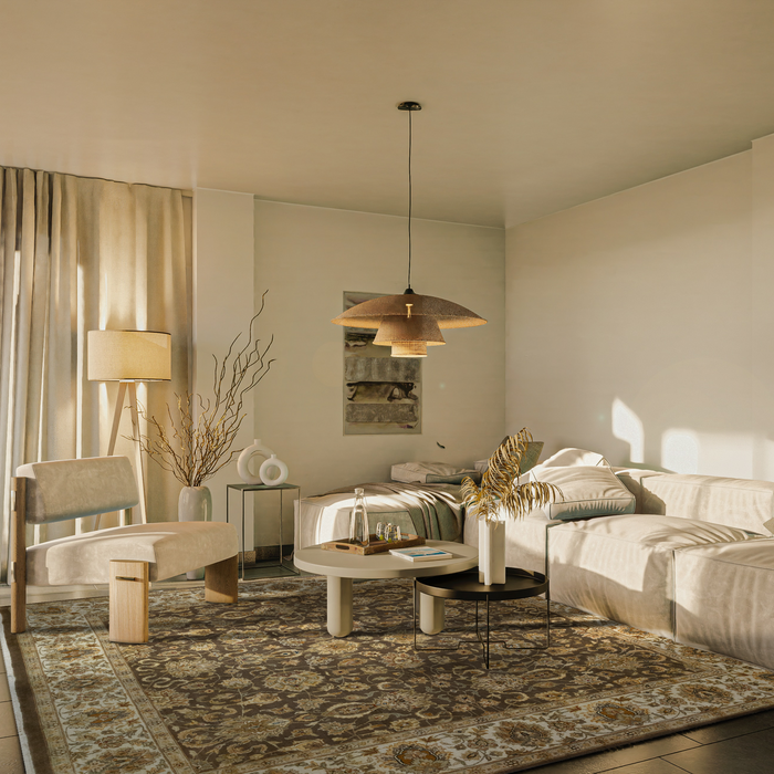 Premiere 9x12 Ivory/Brown Wool