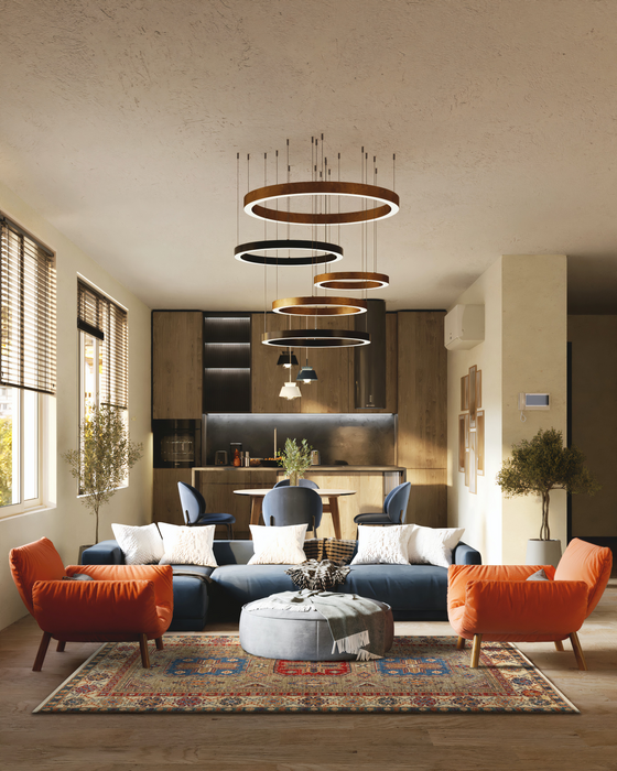 Super Kazak 6x8 Grey and Ivory