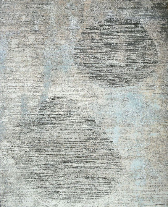 Orbit Charcoal-Blue Wool and Silk
