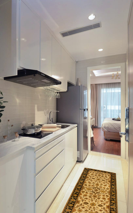 Impression 2.05x8 Runner Ivory/Black Wool