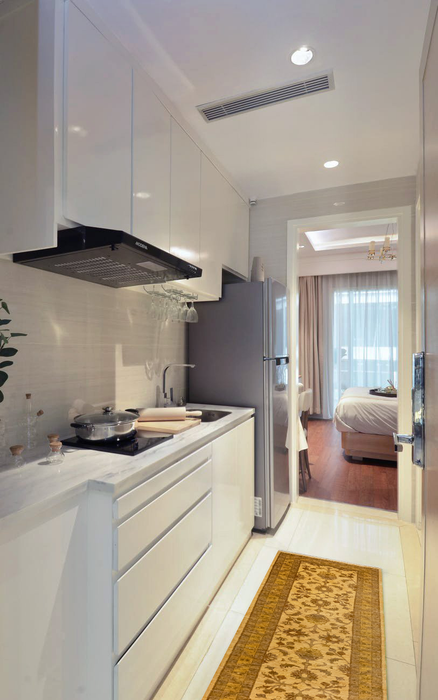 Chobi 3x10 Runner Cream/Light Brown Wool