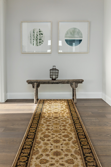 Premiere 2.05x12 Runner Ivory/Black Wool A