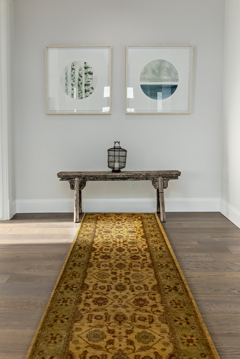 Runner Chobi 3x10 Beige Wool