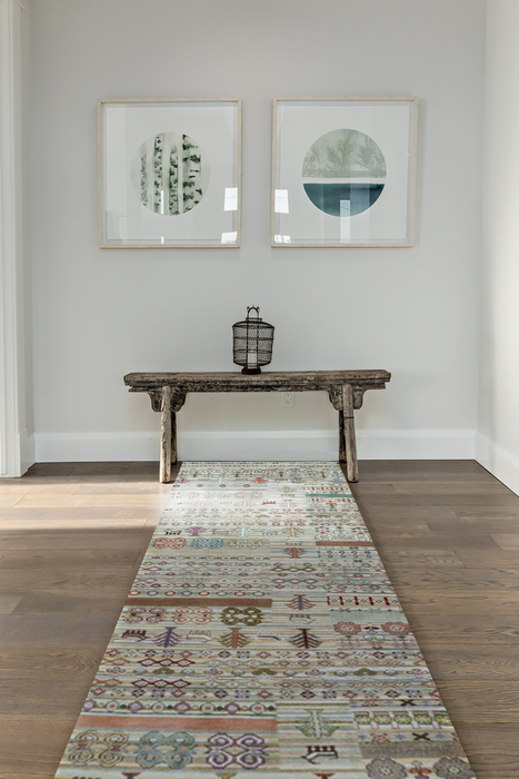 Gabbeh 3x10 Wool and Silk