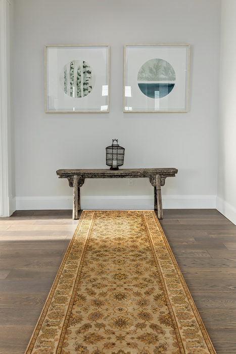 Premiere 2.05x10 Runner Ivory/Green Wool A