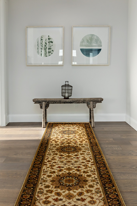 Nain Design 2.05x12 Ivory/Navy Wool A