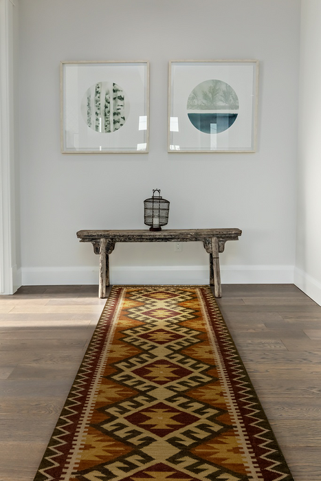 Dhurrie 2.05x10 Wool Runner