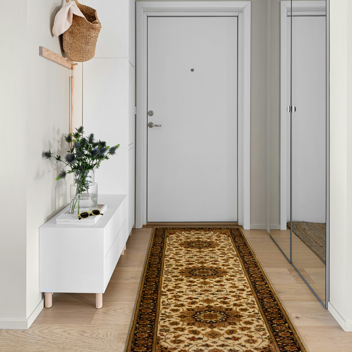 Nain Design 2.05x12 Ivory/Navy Wool A