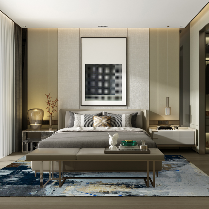 Artsy 10x14 Wool and Silk