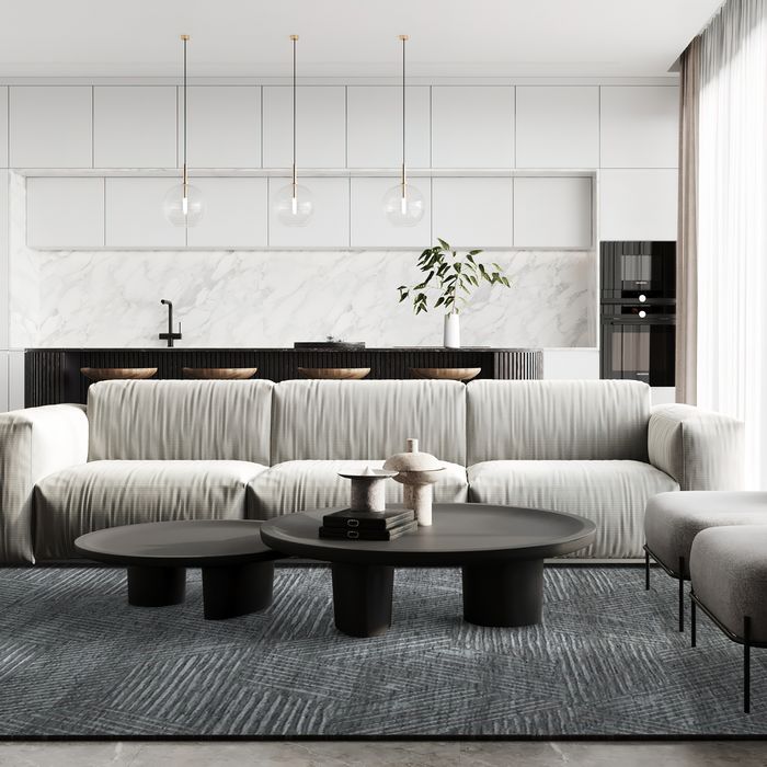 Kite No.4 9x12 Charcoal-Grey Wool