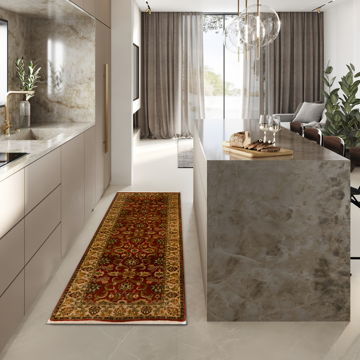 Premiere 2.05x8 Runner Red/Beige Wool (B)