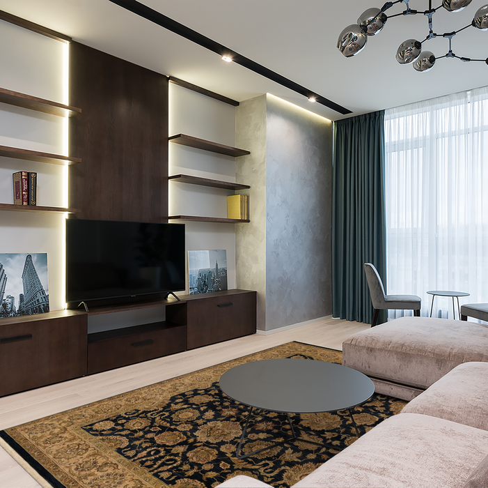 Immortelle Agra 9x12 Black and Gold