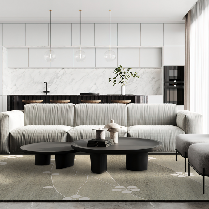 Naturale 9x12 Wool and Bamboo Silk