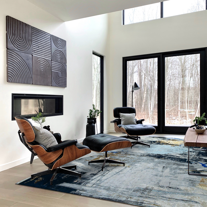 Artsy 10x14 Wool and Silk