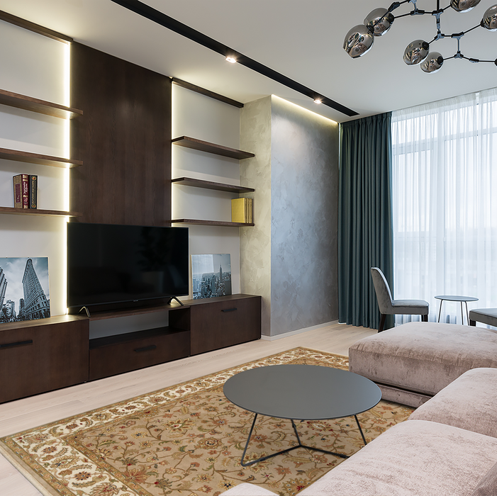 Indo Persian 6x9 Camel/Beige Wool and Silk