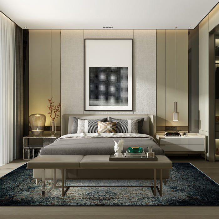 Illuminate 10x14 Wool and Embossed Silk