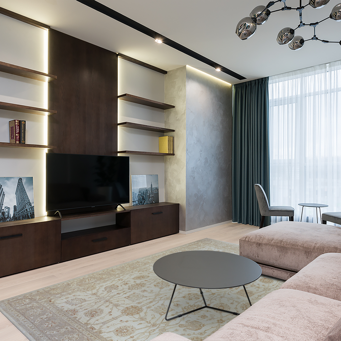 Chobi 9x12 Ivory/Dark Beige Ghazni Wool