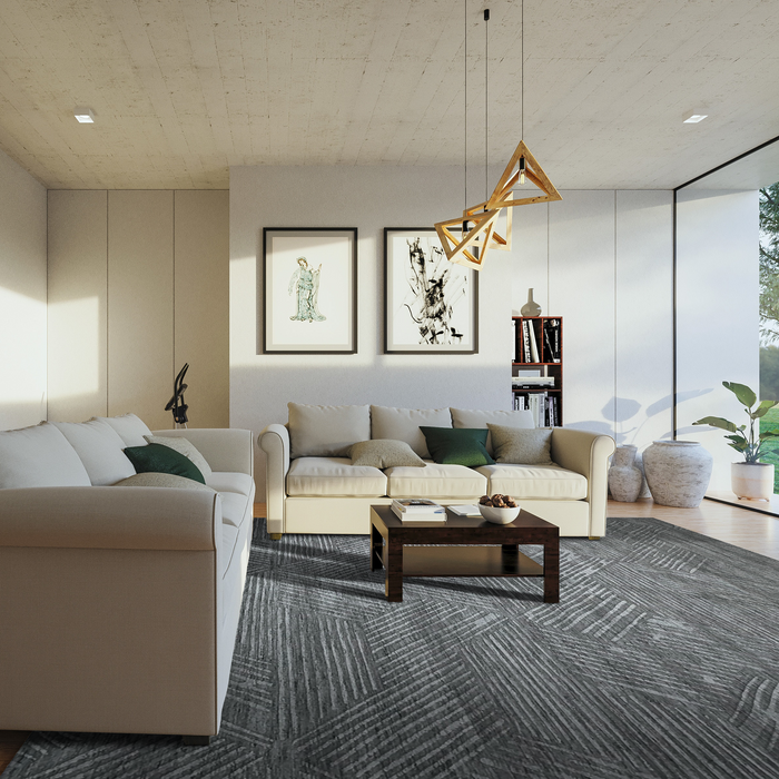 Kite No.4 9x12 Charcoal-Grey Wool