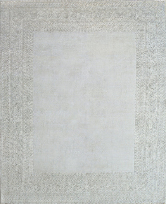 Intrecciare Beige Wool and Silk Embossed
