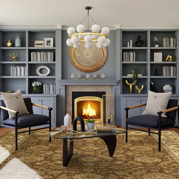 Premiere 9x12 Brown/Beige Wool