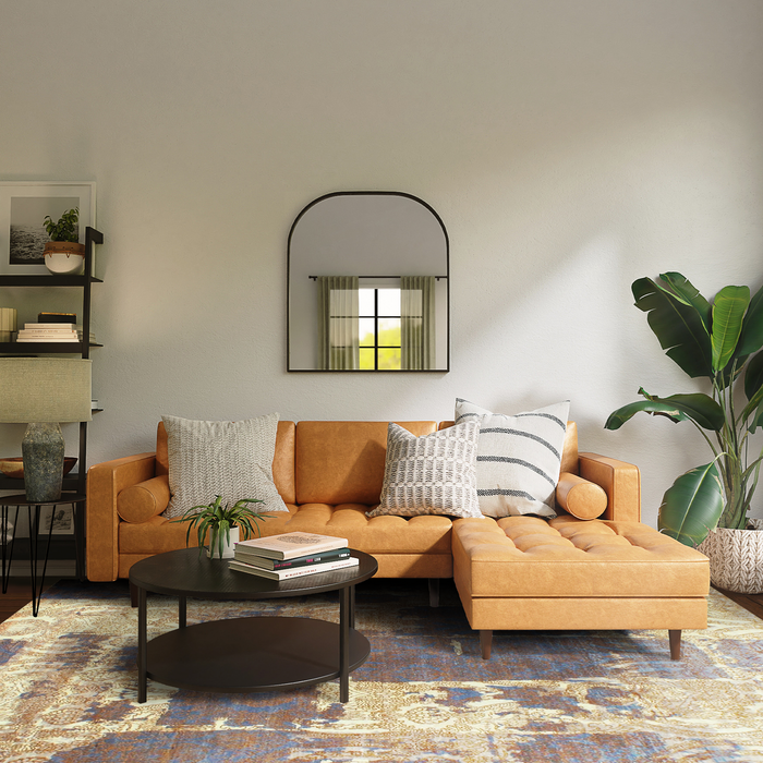 Urbane 6x9 Blue/Gold Wool and Silk