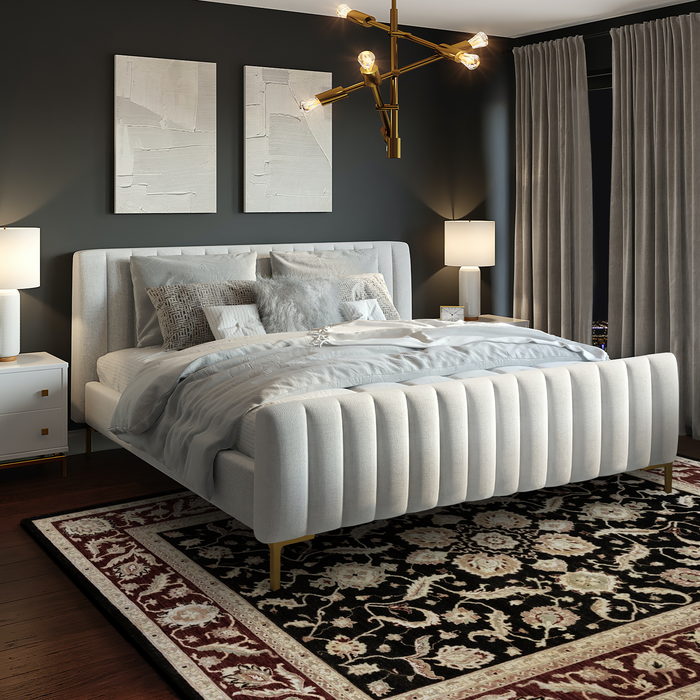 Royal 10x14 Chobi Black/Red Wool