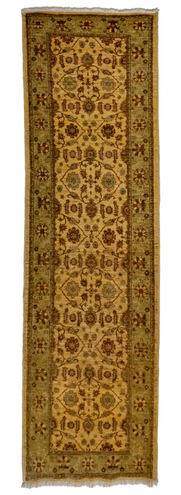Runner Chobi 3x10 Beige Wool