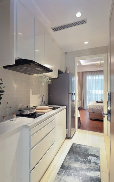 Twilight 3x12 Charcoal/Ivory Wool and Silk