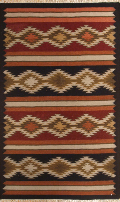 4x6 Kilim Multi Wool