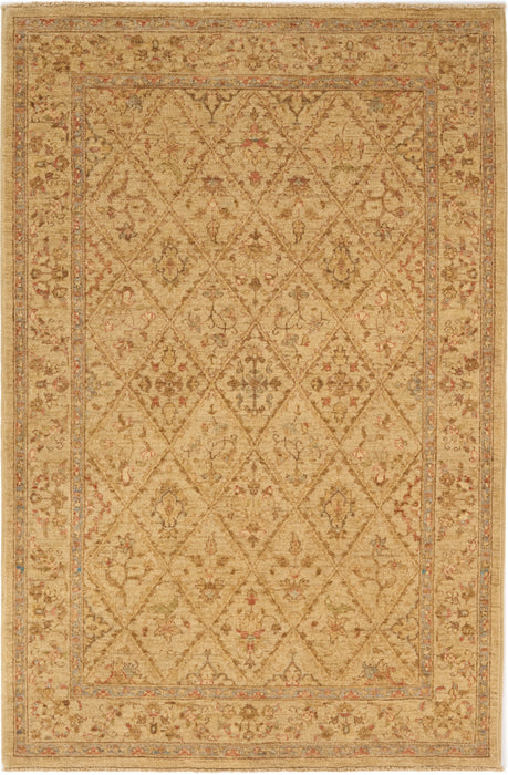 Chobi 4x6 Beige Wool