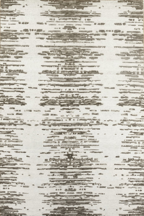 Marble 4x6 Charcoal/Ivory Wool