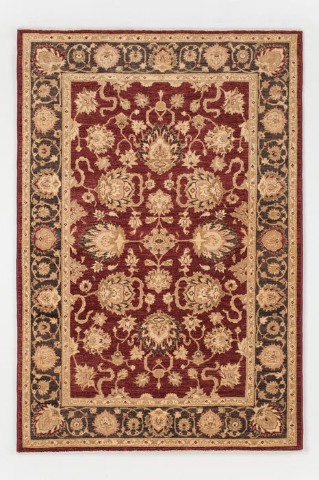 Chobi 6x9 Red/Black Ghazni Wool