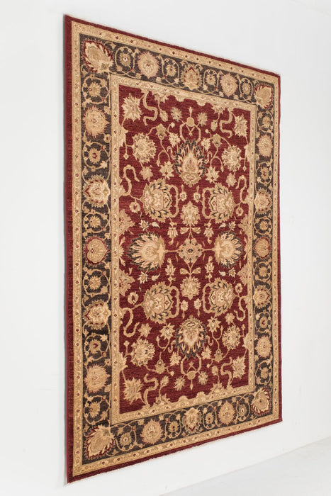 Chobi 6x9 Red/Black Ghazni Wool