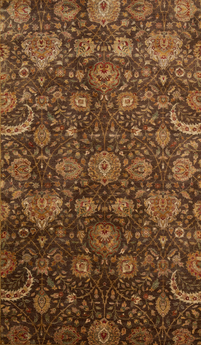 Agra 6x9 Brown/Ivory Wool