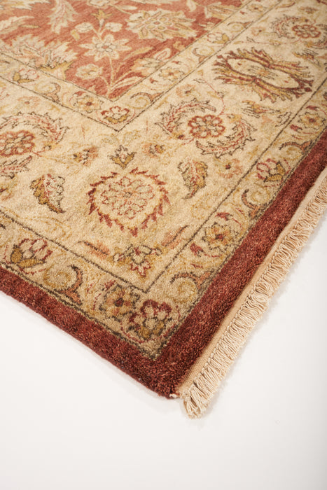 Agra 6x9 Rust/Ivory Wool