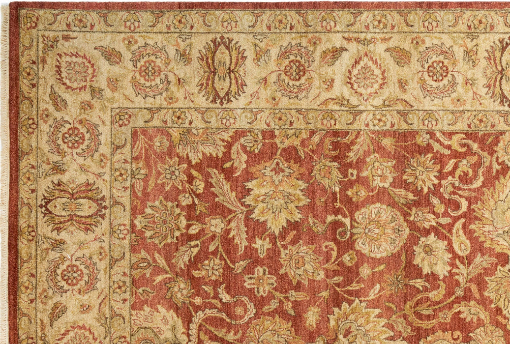 Agra 6x9 Rust/Ivory Wool