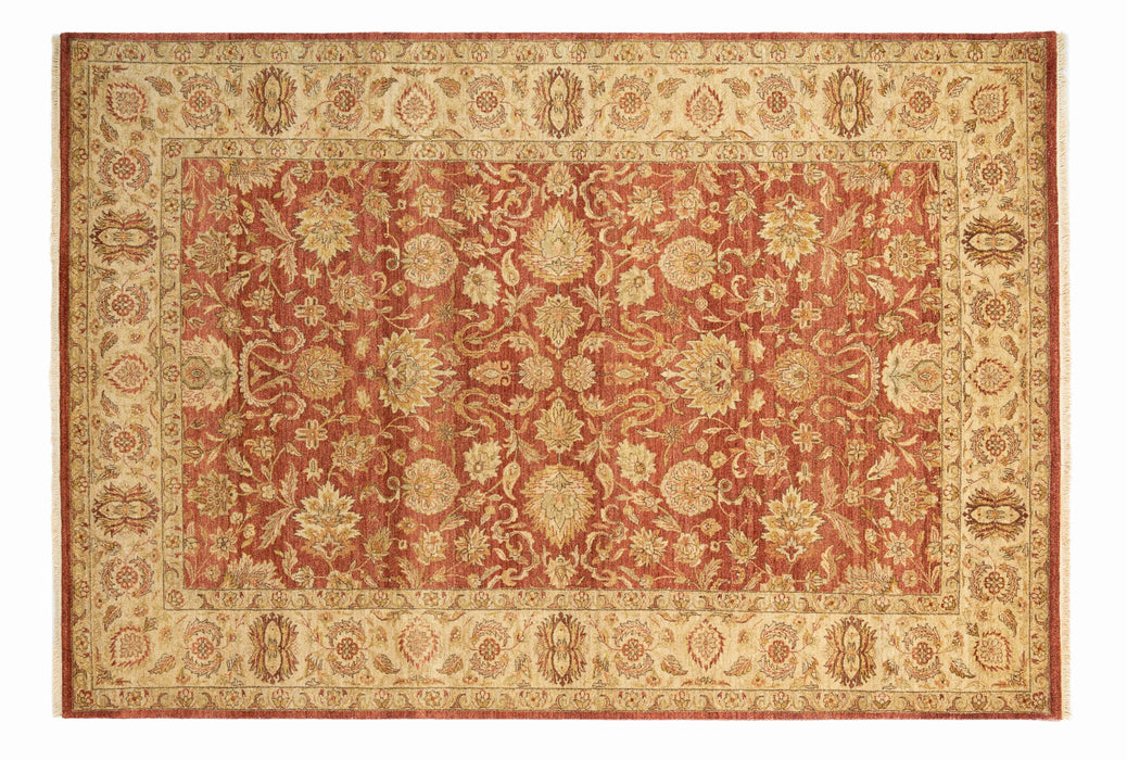 Agra 6x9 Rust/Ivory Wool