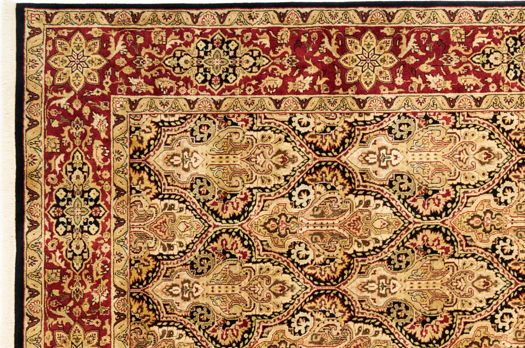 Indo Persian 6x9 Red/Black Wool