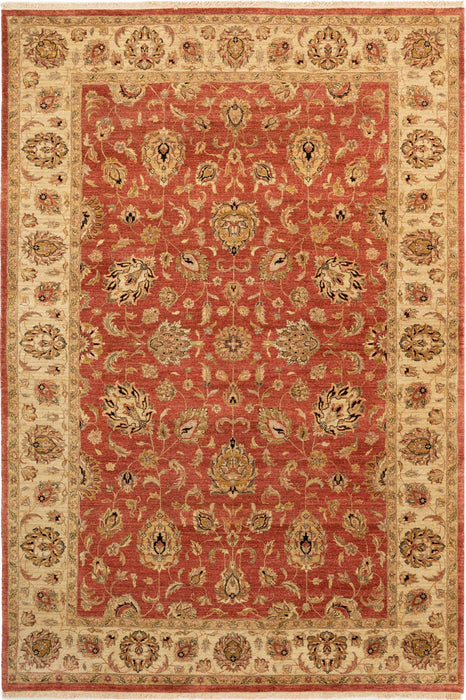 Agra 6x9 Rust/Green Wool