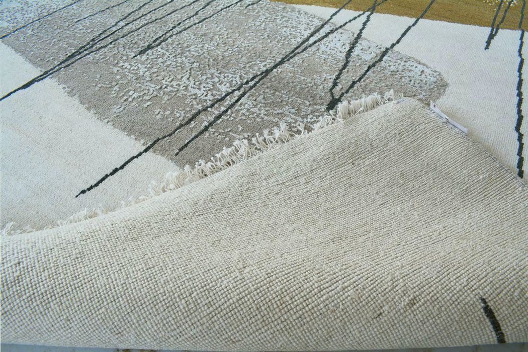 Mural 6x9 Wool and Silk Embossing