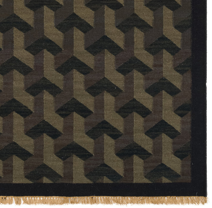 Multi Verse 8x10 Wool Dhurrie