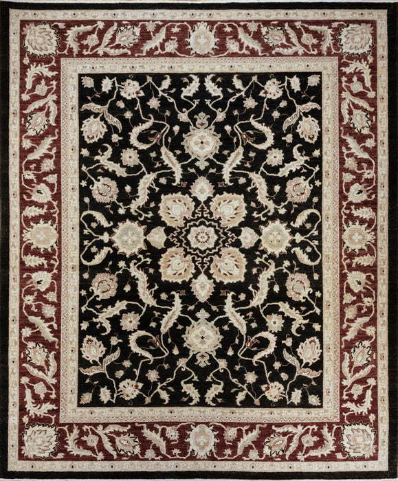 Royal Chobi 8x10 Red/Black/Gold Ghazni Wool