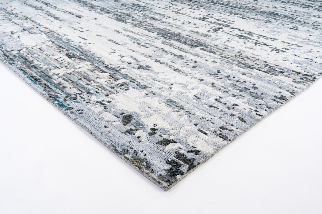 Marble 9x12 Charcoal/Ivory