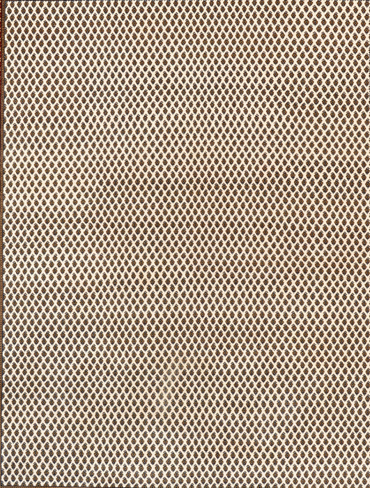 Mir 8x10 Cream/Olive Brown Wool and Silk
