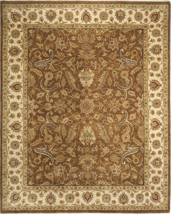 Impressions 8x10 Brown/Beige Wool