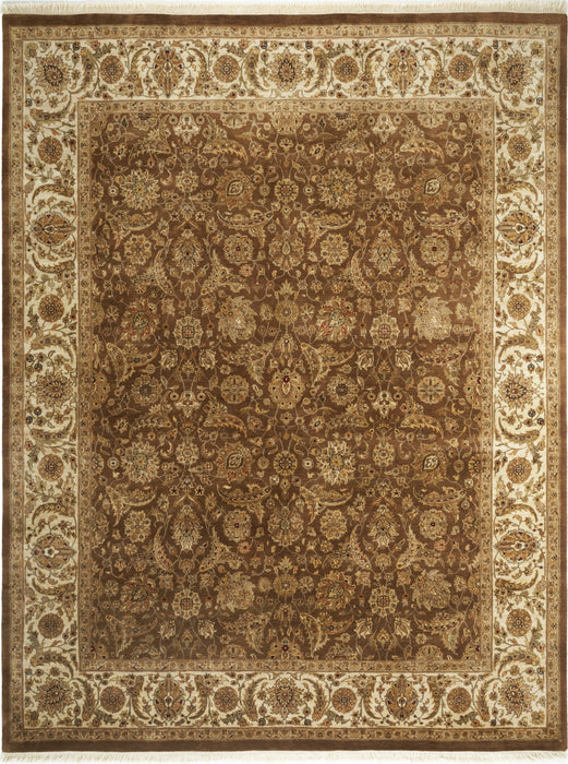 Premiere 8x10 Brown/Ivory Wool